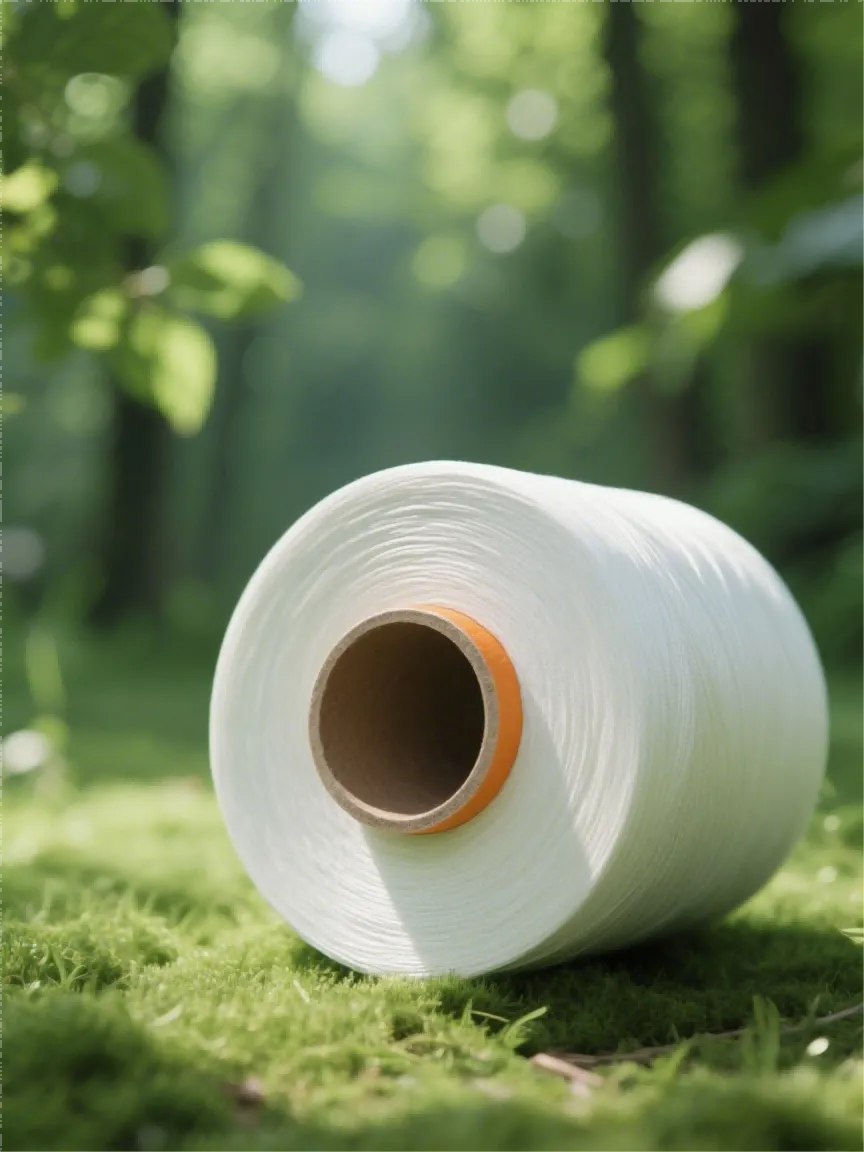 خيوط البوليستر المعاد تدويرها